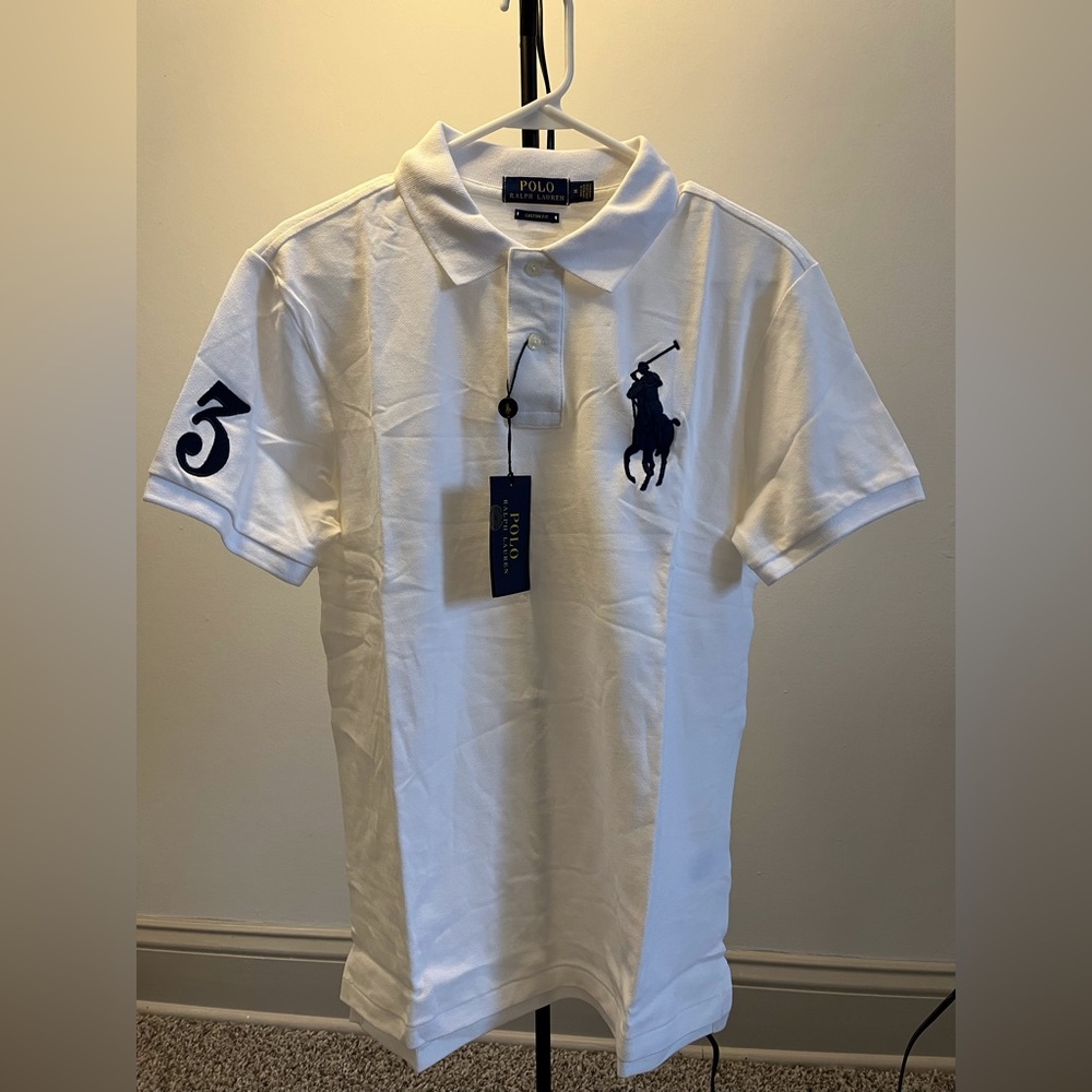 COPY - Men’s Big Pony Custom Slim Fit Mesh Polo